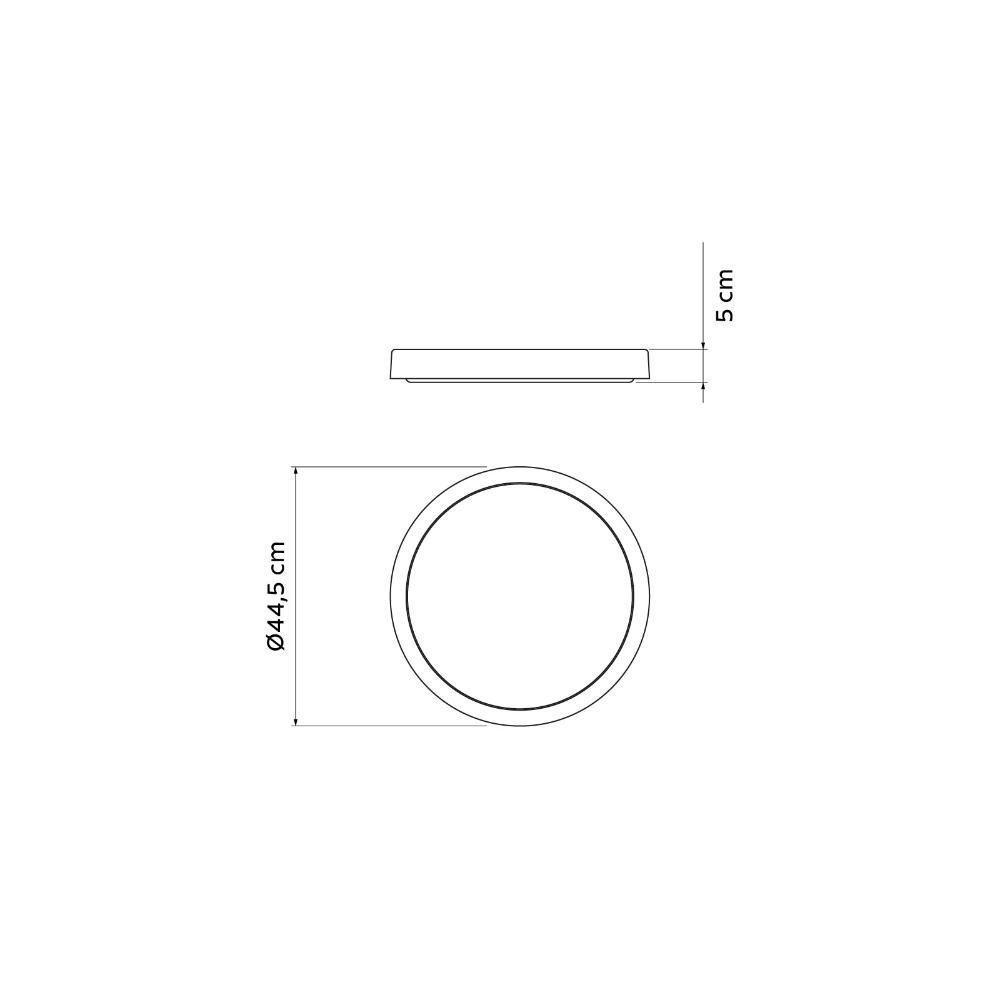 Prato Para Vaso Tramontina Em Polietileno Azul Turquesa G - 7