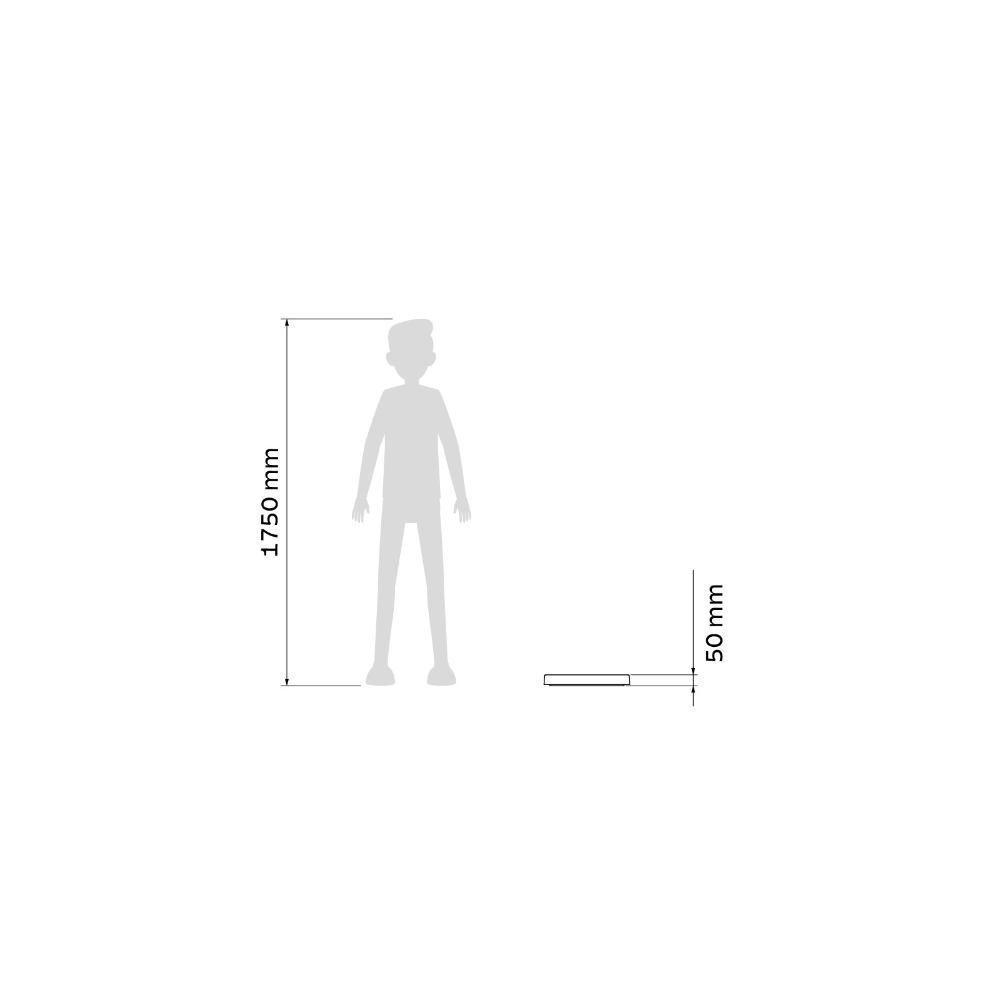 Prato Para Vaso Tramontina Em Polietileno Azul Turquesa G - 10