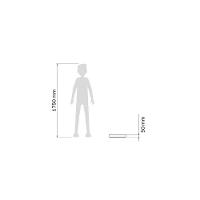 Prato Para Vaso Tramontina Em Polietileno Azul Turquesa G - 10