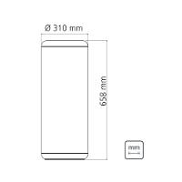 Lixeira Inox Tramontina Cápsula Selecta Plus Basculante Com Acabamento Scotch Brite E Tampa Basculante Marrom Em Polipro - 2