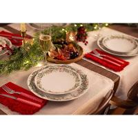 Prato Raso Tramontina Noite Feliz Em Porcelana Decorada 21 Cm - 7