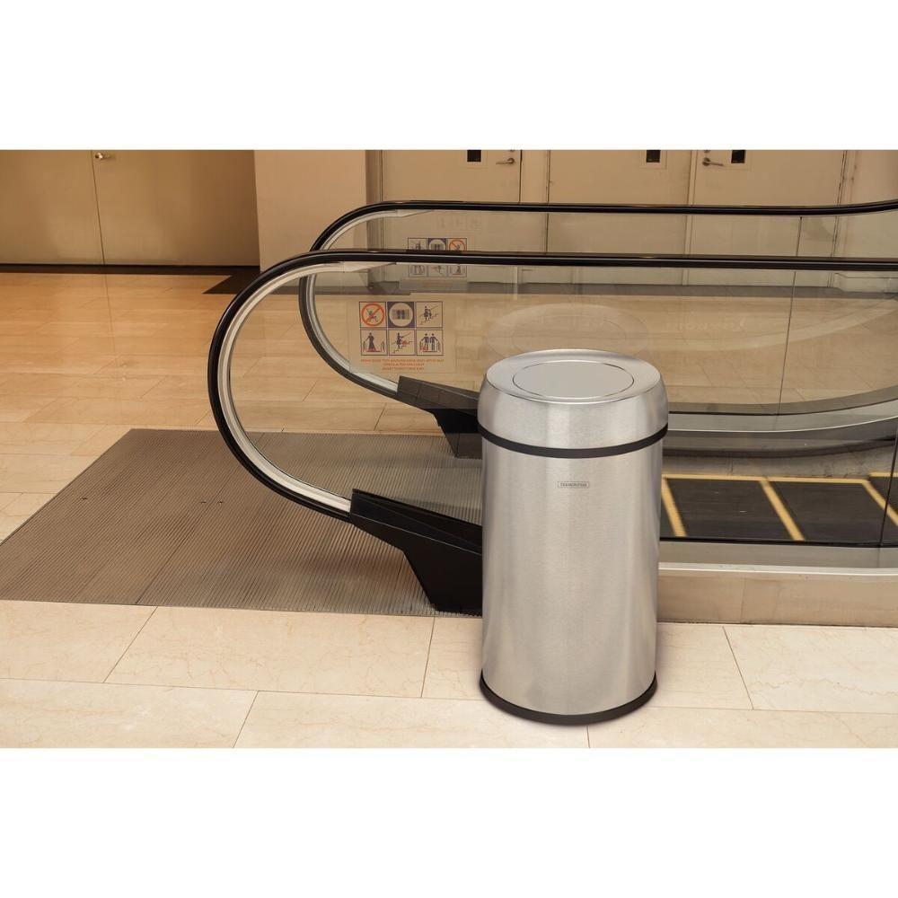 Lixeira Tramontina Institucional Inox 65 L Tampa Basculante - 6