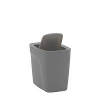 Lixeira Tramontina Compact Em Polipropileno Cinza Com Tampa Basculante 6,5 L - 3