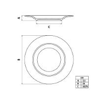 Kit 10 Pratos Sobremesa Canyon Porcelana 19 Cm - Tramontina - 6