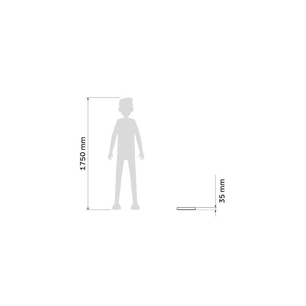 Prato Para Vaso De Planta Tramontina Em Polietileno Concreto Pp - 9