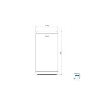 Lixeira Inox Tramontina Portofino Lyf Com Acabamento Acetinado E Aro Em Polipropileno Sem Tampa 7 L - 6