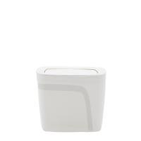 Lixeira Tramontina Compact Em Polipropileno Branco Com Tampa Basculante 6,5 L - 2