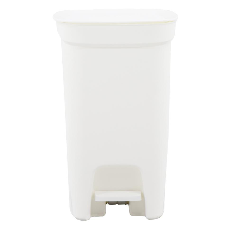 Lixeira Tramontina Compact 10l Branco Com Haste Em Aço - 4