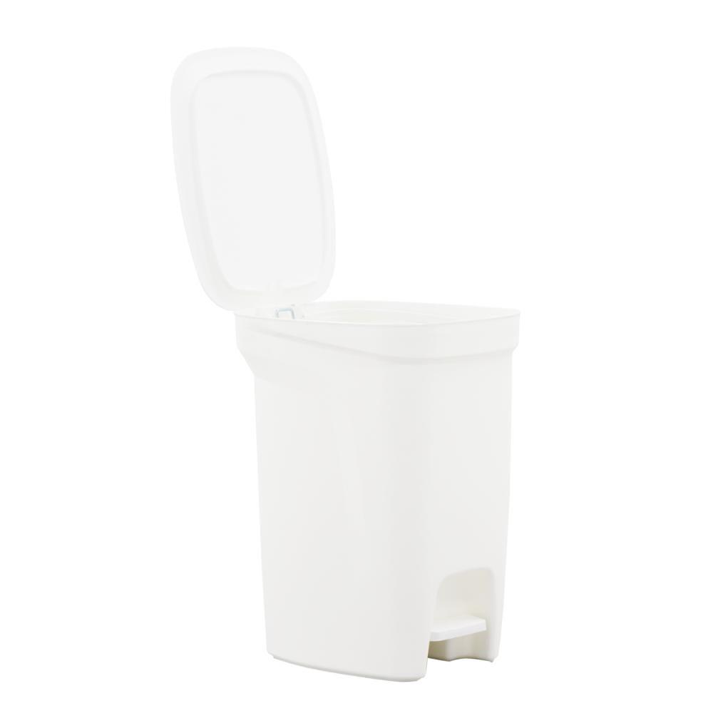 Lixeira Tramontina Compact 10l Branco Com Haste Em Aço - 6