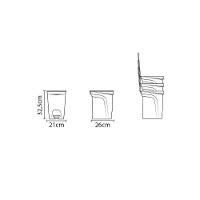 Lixeira Tramontina Compact 10l Branco Com Haste Em Aço - 2