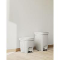 Lixeira Tramontina Compact 10l Branco Com Haste Em Aço - 8