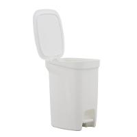 Lixeira Tramontina Compact 10l Branco Com Haste Em Aço - 10