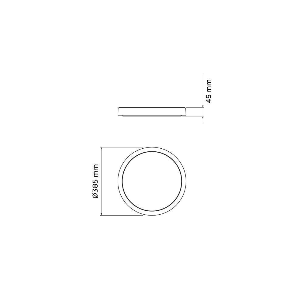 Prato Para Vaso Tramontina Em Polietileno Granito Areia M - 7