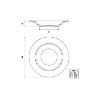Prato Fundo Tramontina Monocroma Em Porcelana Decorada 23 Cm - 8