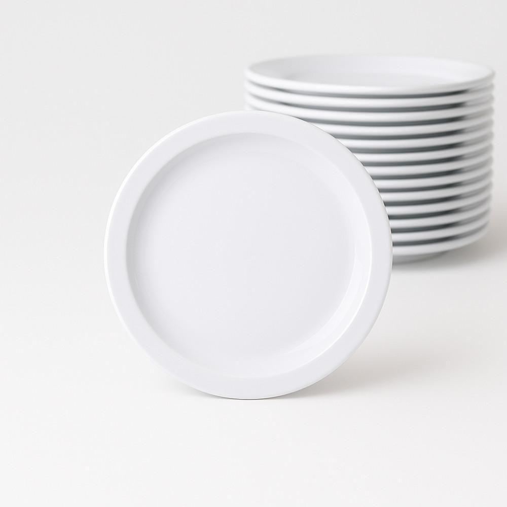 Conjunto 6 Pratos Sobremesa Tramontina Paola Porcelana 21 Cm - 3