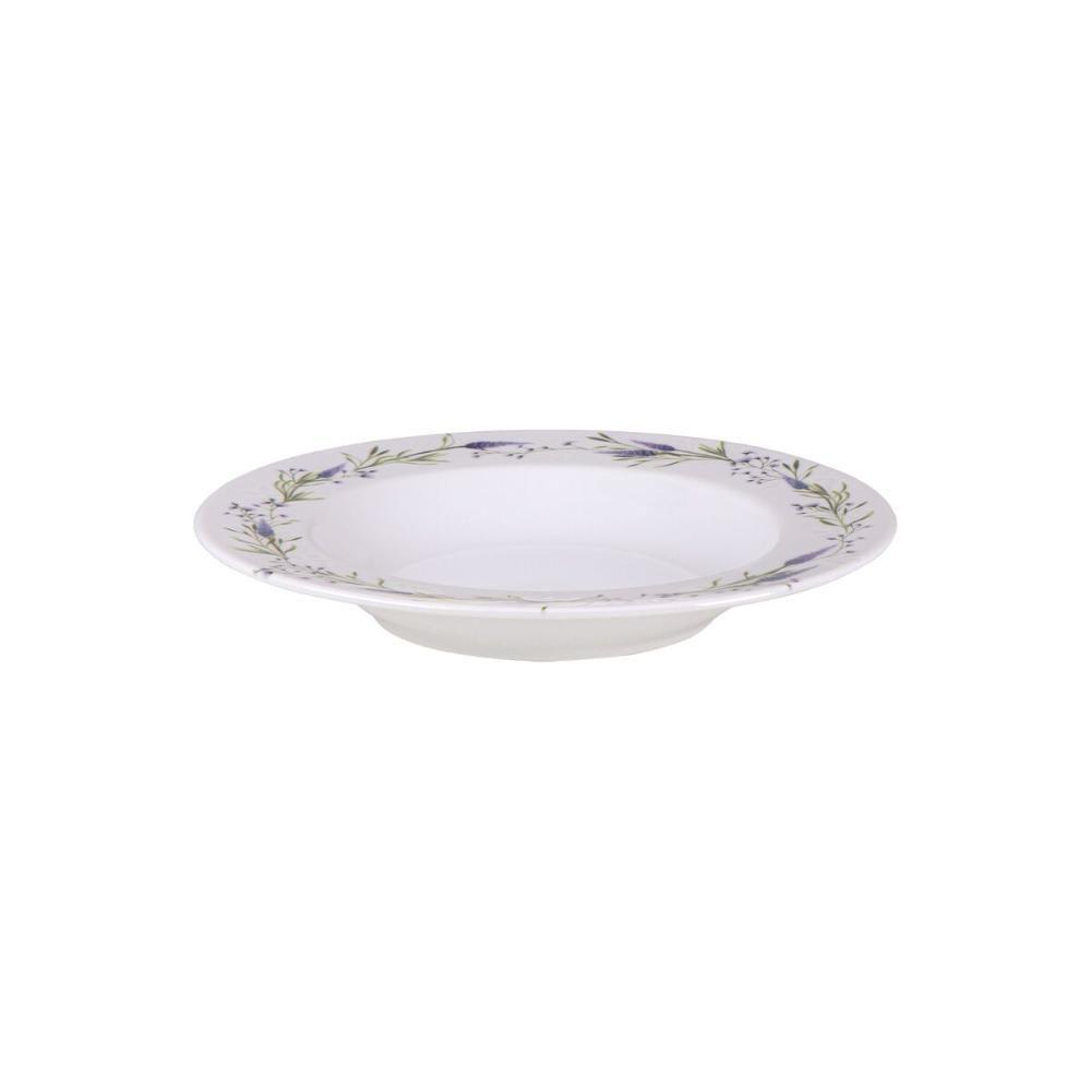 Prato Fundo Tramontina Lilla Em Porcelana Decorada 23 Cm - 9