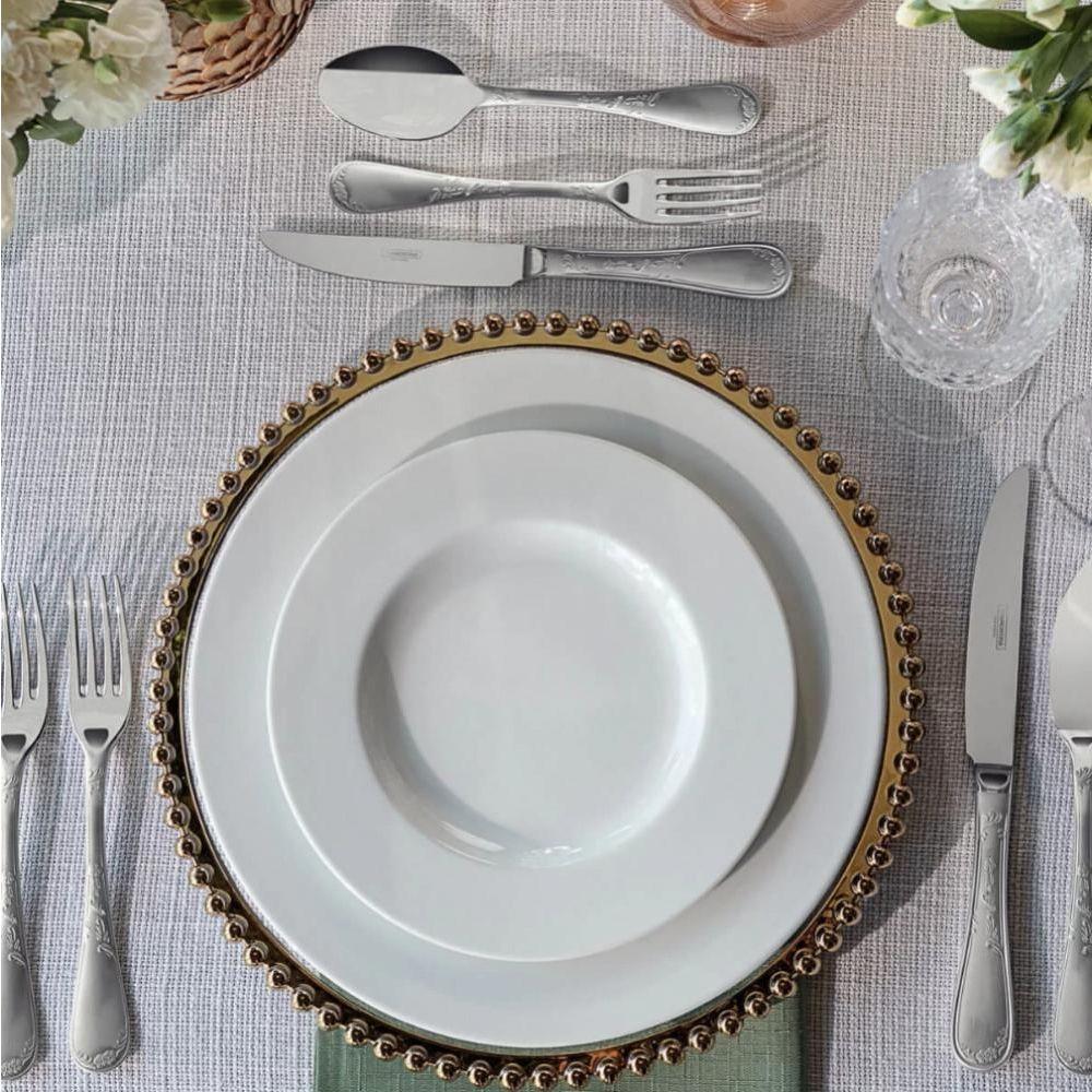 Prato Raso Tramontina Paola Tara Certa Em Porcelana 28 Cm - 2