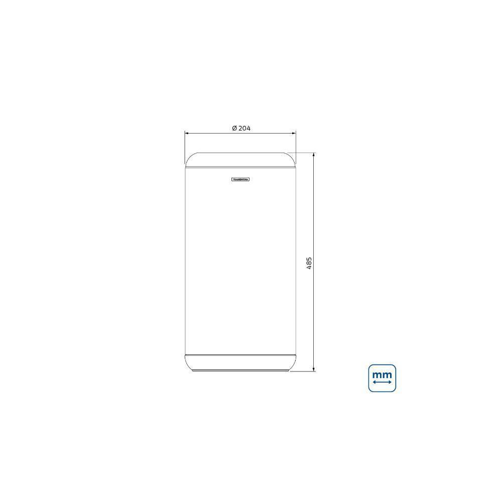 Lixeira Inox Tramontina Portofino Lyf Com Acabamento Acetinado E Aro Em Polipropileno Sem Tampa 15 L - 3