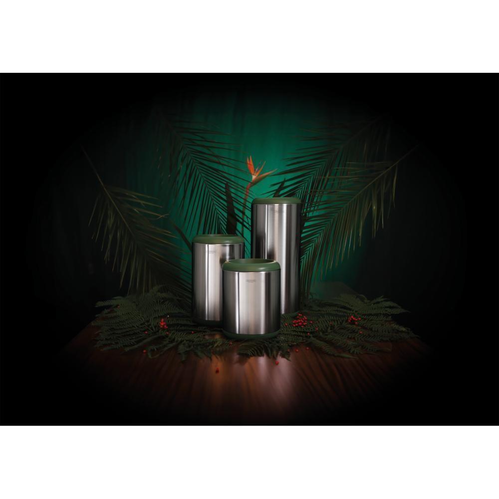 Lixeira Inox Tramontina Portofino Lyf Com Acabamento Acetinado E Aro Em Polipropileno Sem Tampa 10 L - 2