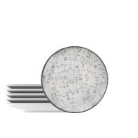 Kit Prato Sobremesa Floralis Porcelana 19cm 6 Peças - 1