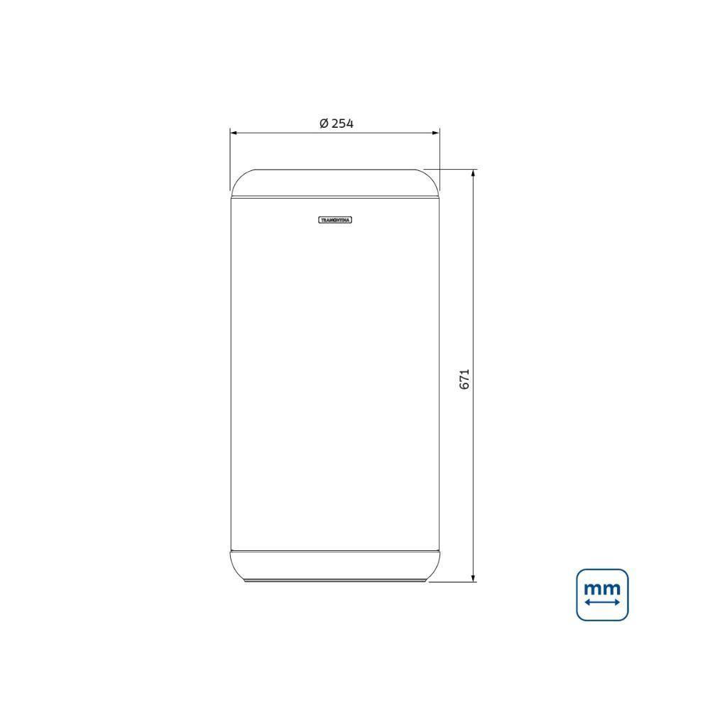 Lixeira Inox Tramontina Portofino Lyf Sem Tampa 31l - 5