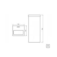 Lixeira Inox Tramontina Square Com Acabamento Polido 50 L - 6