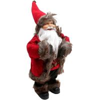 Decoração Boneco Papai Noel Casaco Tradicional Natalino 30cm - 5