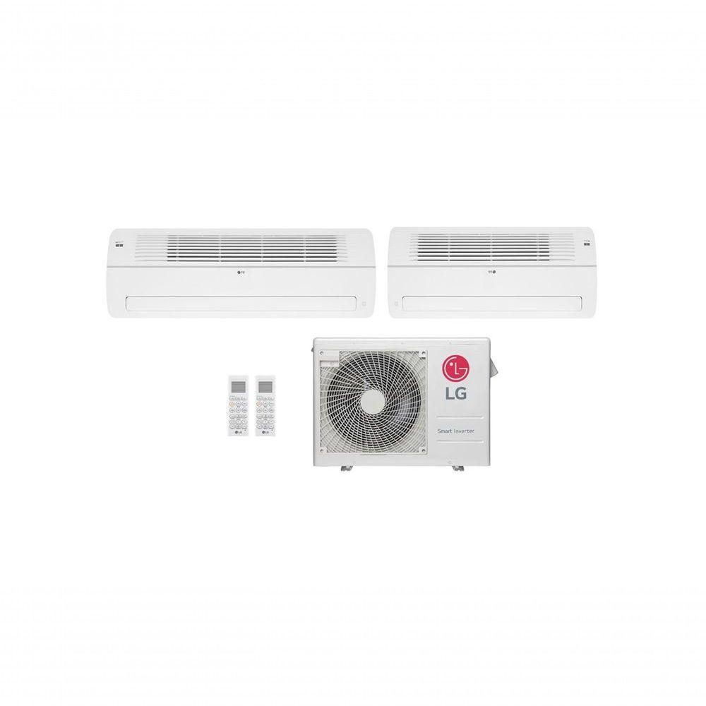 Ar condicionado Multi Split Inverter 2 ambientes ( 1via 2X 12.000BTUS, 1X 18.000BTUs) Quente/Frio WiFi Integrado 220V - 1