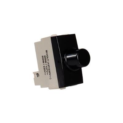 Módulo Variador De Luminosidade E Velocidade Margirius Sleek Preto Ebony Bivolt