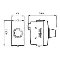 Módulo Variador De Luminosidade E Velocidade Margirius Sleek Preto Ebony Bivolt - 2
