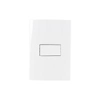 Interruptor Intermediário Margirius Sleek 10a Com Placa 4x2 Branco - 1