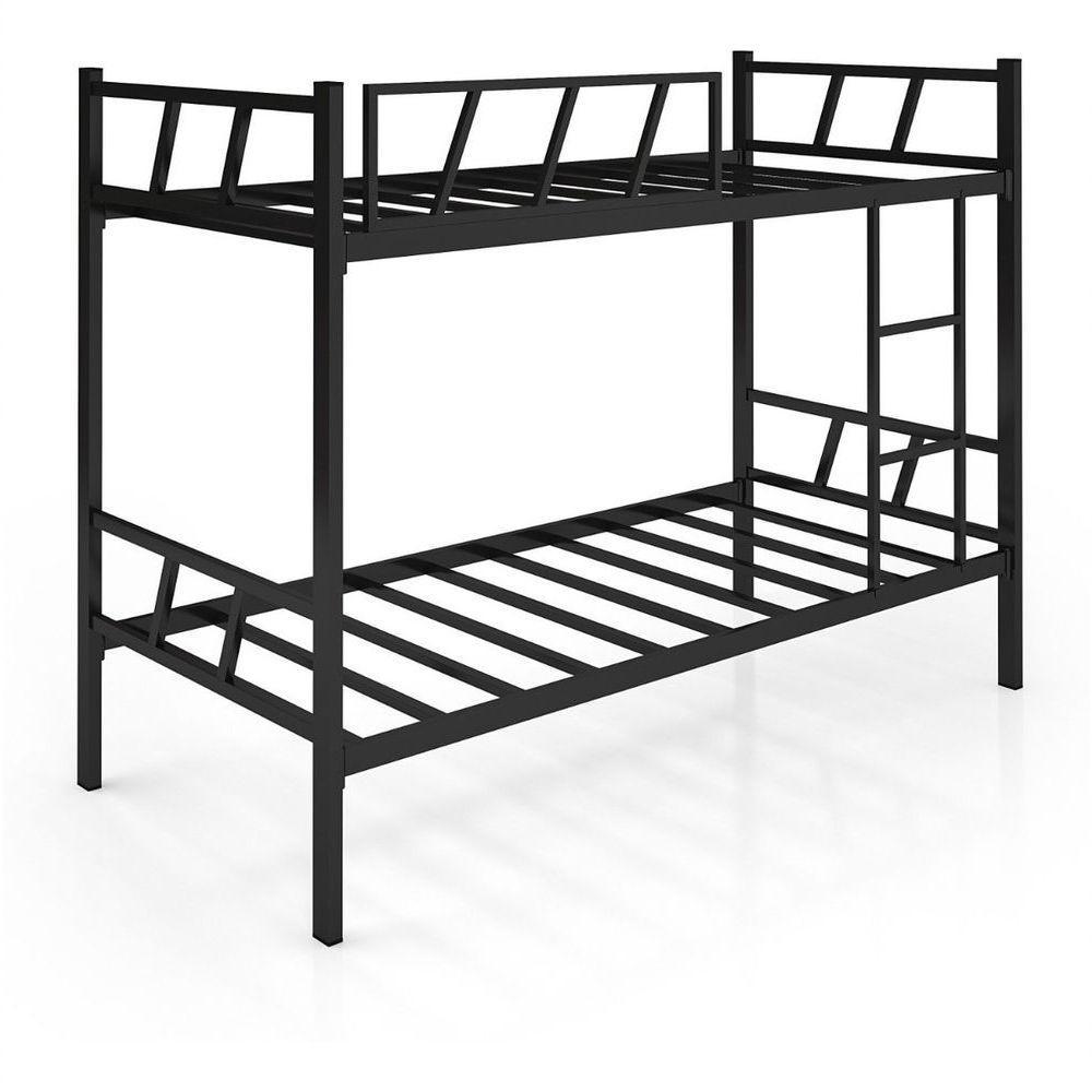 Beliche Solteiro Estilo Industrial Com Escada Preto - 3