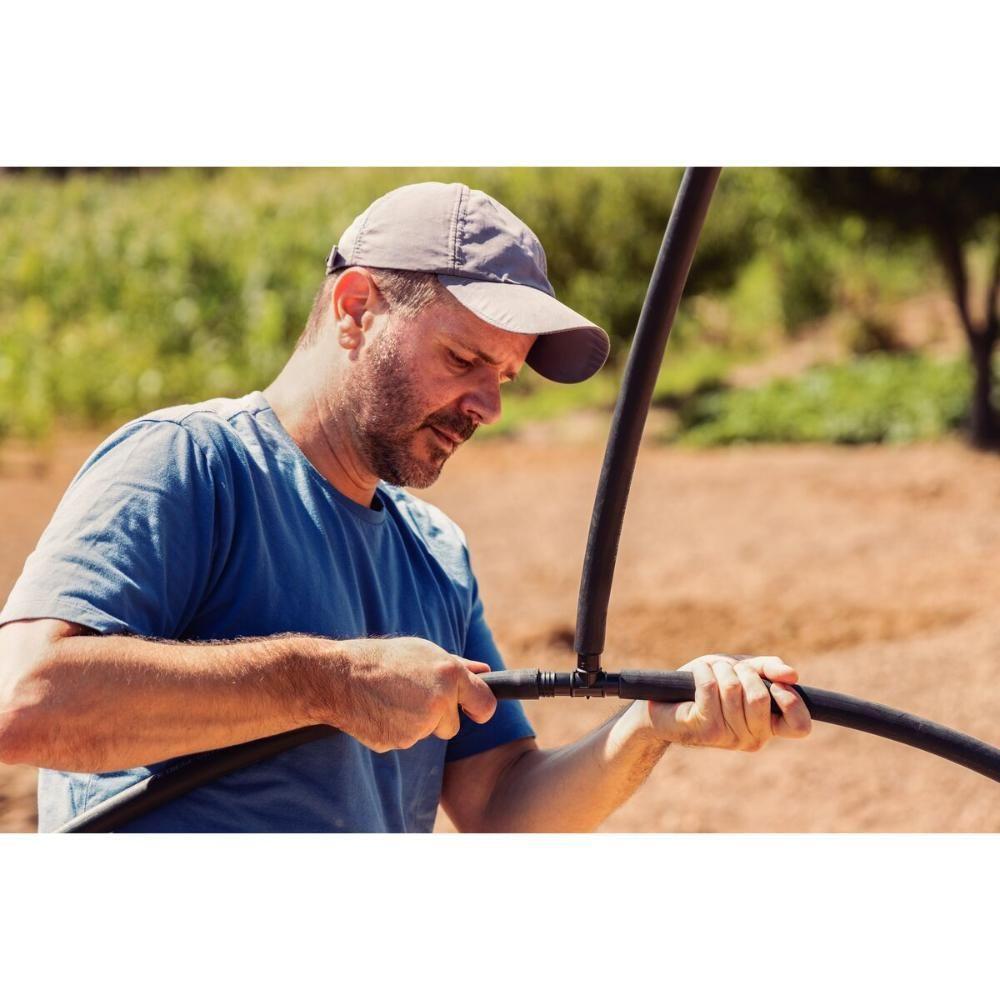 Conexão Tê Interno Triplo 3-4 Polegada Tramontina Para Mangueiras De Pebd - Pote Com 20 Un. - 9