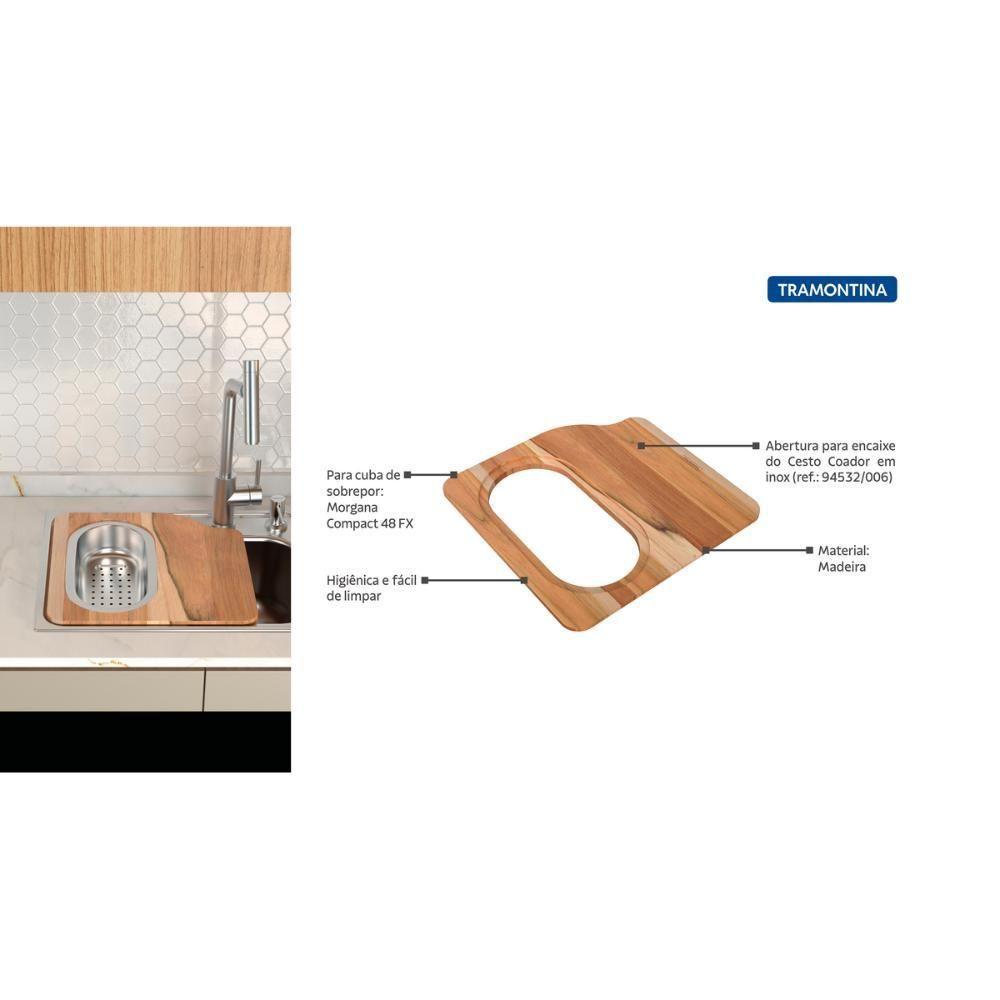 Tábua Para Cuba De Sobrepor Morgana 48 Fx Tramontina - 6