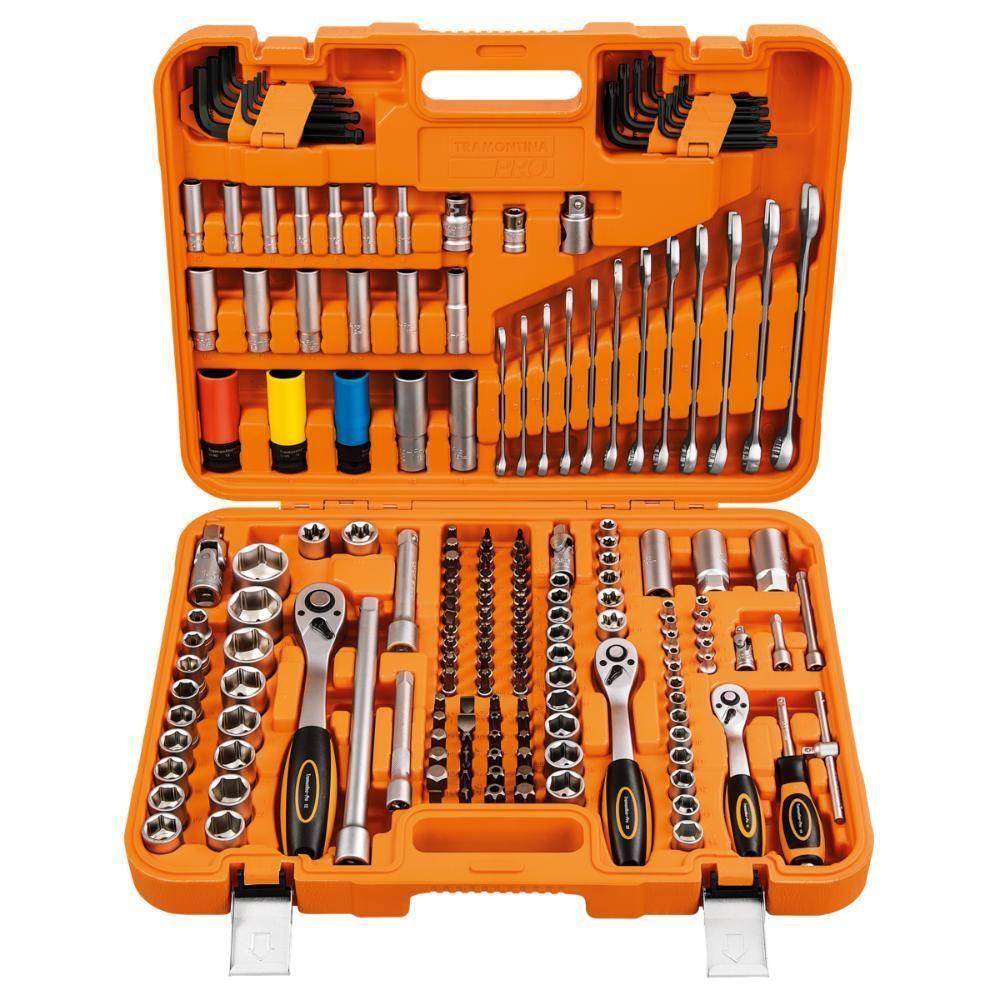 Kit De Ferramentas Para Oficinas 176 Peças Tramontina Pro Com Maleta - 2