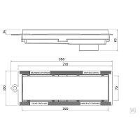 Ralo Linear Com Tampa Em Aço Inox Tramontina Em Pvc Slim 7x25 Cm - 3
