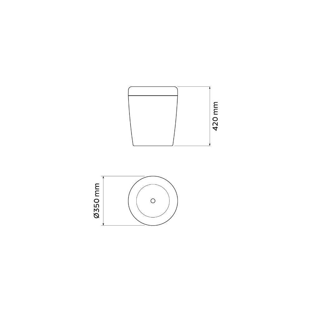 Puff Multiuso Tramontina Em Polipropileno Camurça - 10