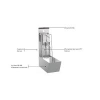 Dispenser Para Sabão E álcool Gel Tramontina Inox 500 Ml - 6