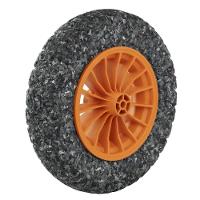 Pneu Maciço Tramontina Em Borracha Macia Com Roda E Bucha Plástica Laranja Para Carrinho De Mão - 2