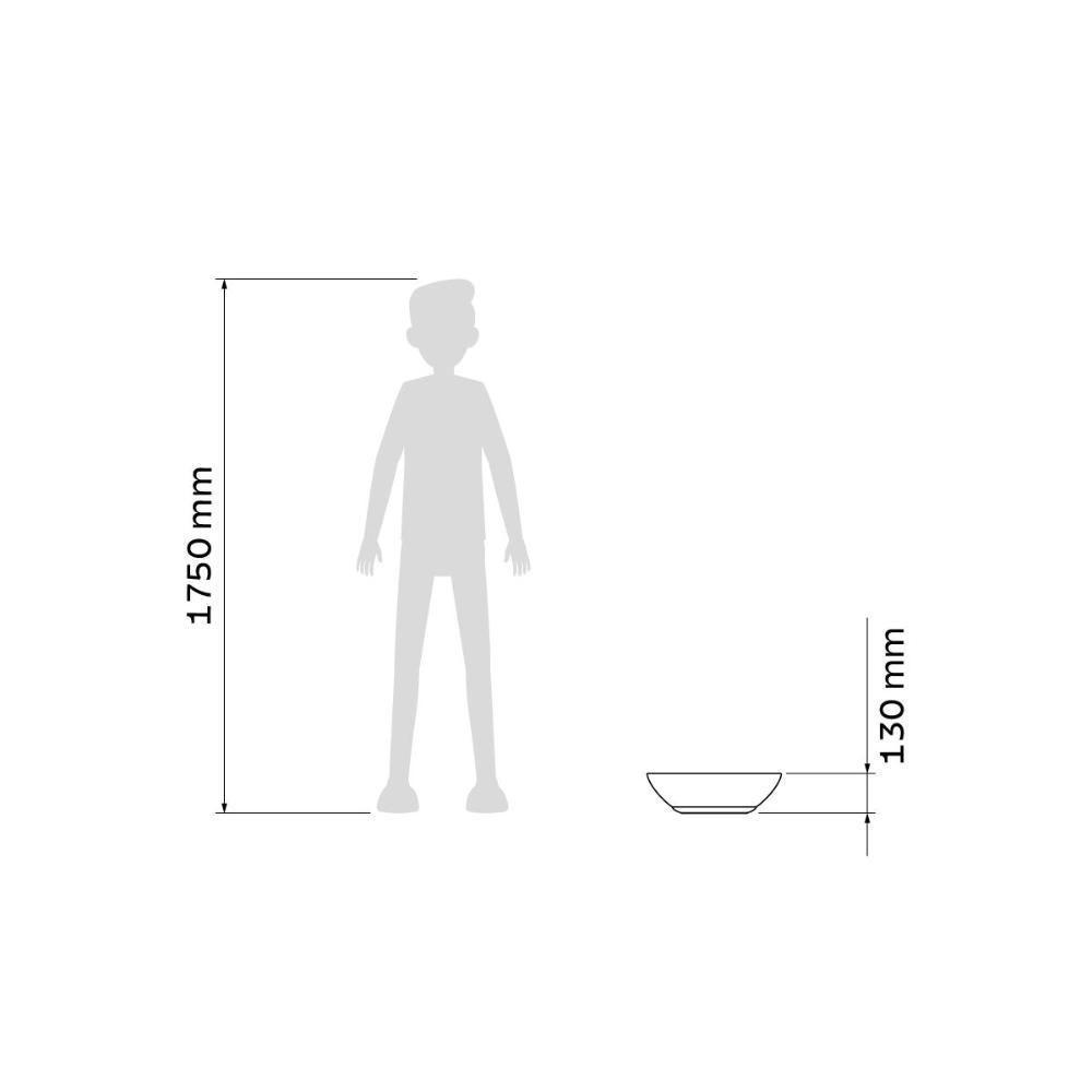 Vaso Tramontina Indi Em Polietileno Granito Areia 13 Cm - 8