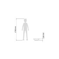 Vaso Tramontina Indi Em Polietileno Granito Areia 13 Cm - 9