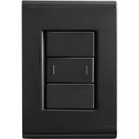 Conjunto 4x2 Com 1 Interruptor Paralelo 10 A 250 V Tramontina Liz Grafite - 1