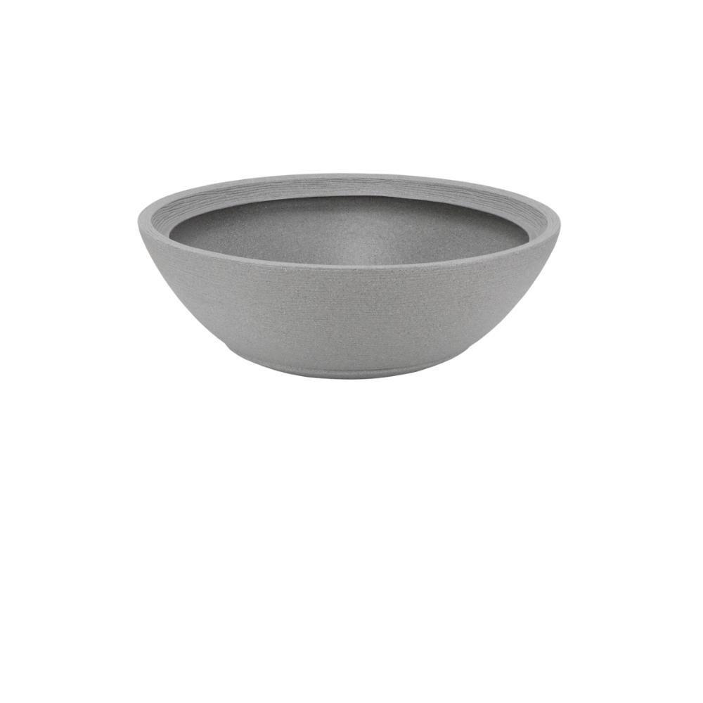 Vaso Tramontina Indi Em Polietileno Granito Pedra 22cm - 1