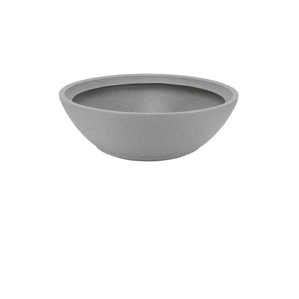 Vaso Tramontina Indi Em Polietileno Granito Pedra 22cm - 9