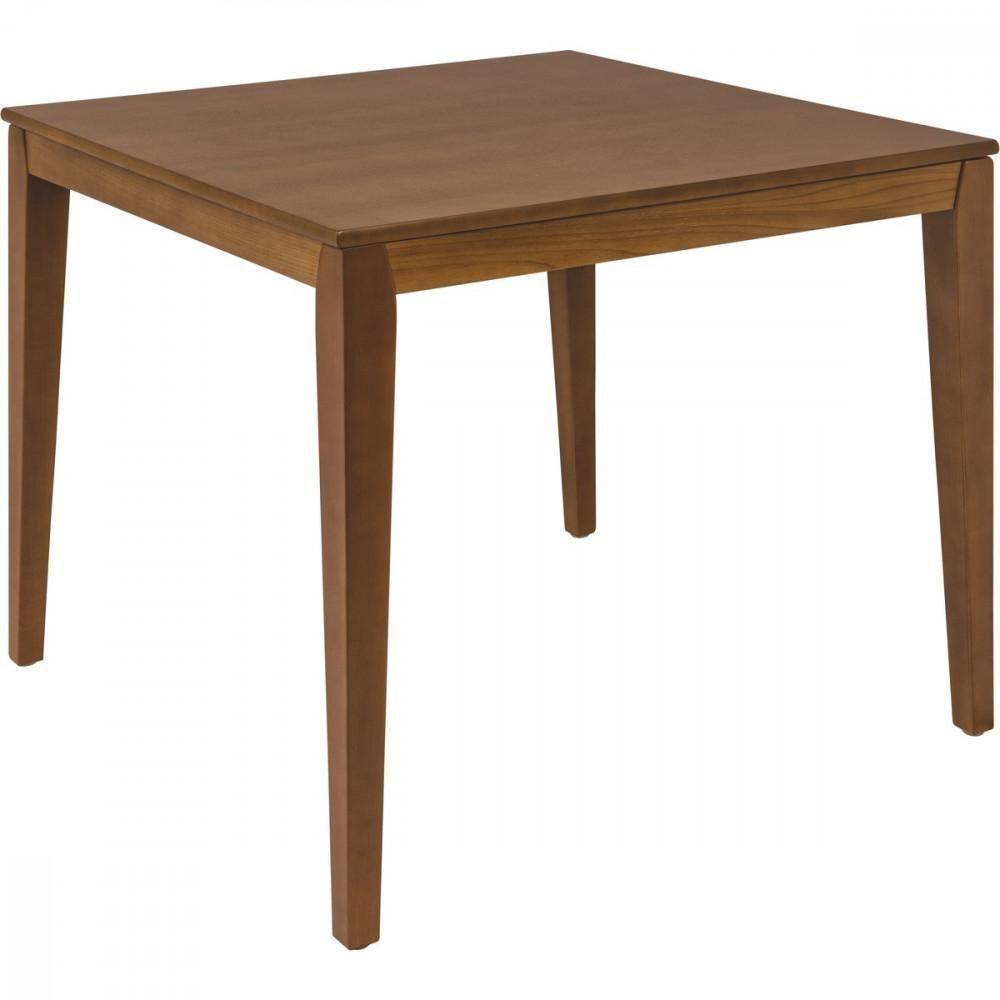 Mesa De Madeira Tramontina London Quadrada Em Tauarí Amêndoa 4 Lugares 80 Cm - 2