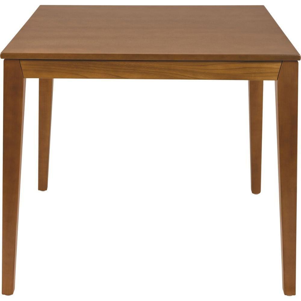 Mesa De Madeira Tramontina London Quadrada Em Tauarí Amêndoa 4 Lugares 80 Cm - 8