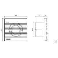 Exaustor Para Banheiro Tramontina Ba 100 127 V - 2