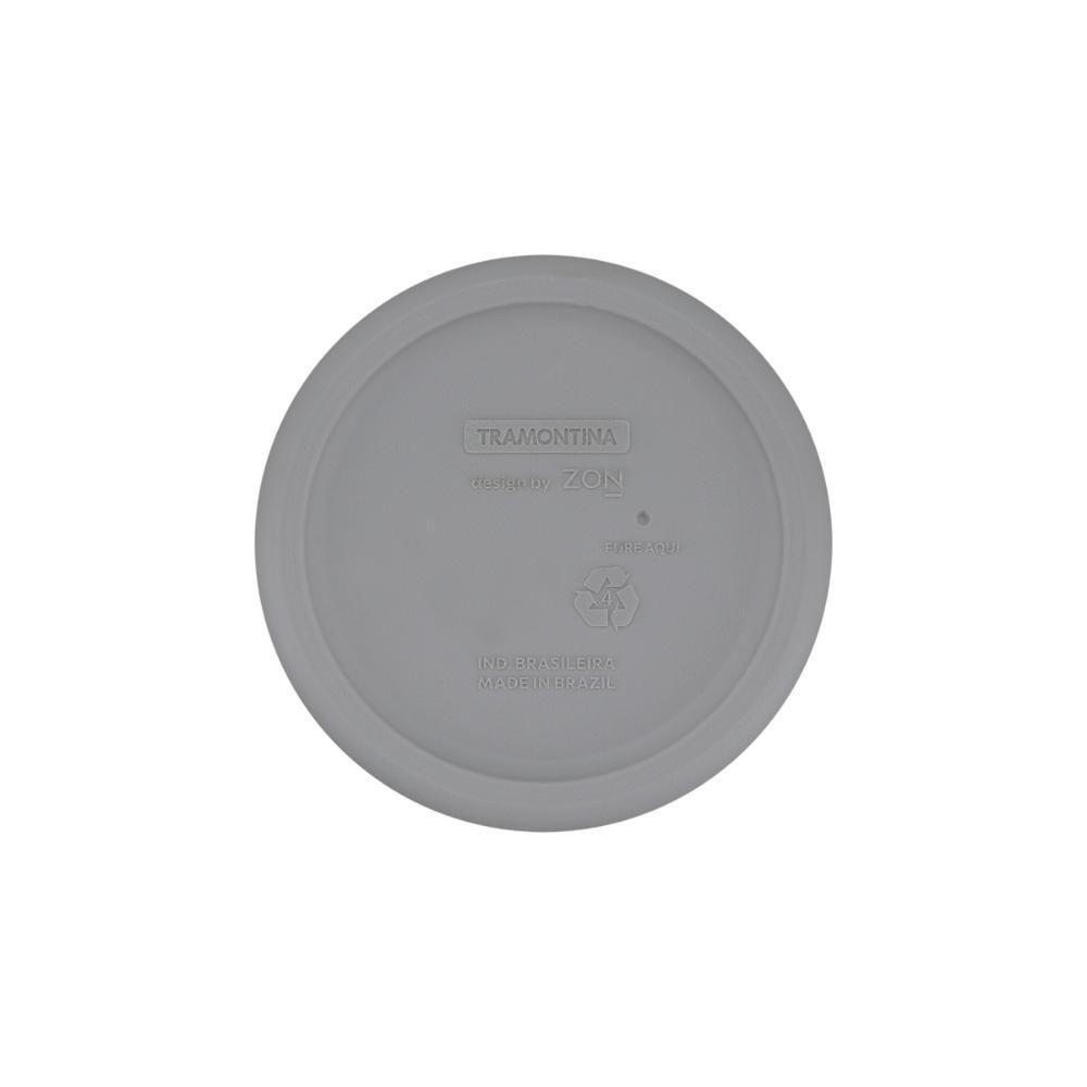 Vaso Tramontina Lótus Em Polietileno Concreto 8,5 Cm - 10