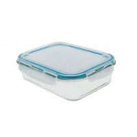 Pote De Vidro Retangular Hermetico Marmita 350 Ml - Mimo - 1