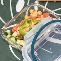 Pote De Vidro Retangular Hermetico Marmita 350 Ml - Mimo